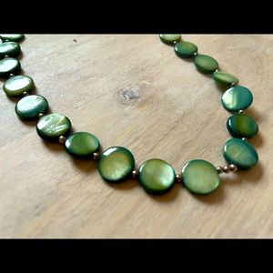 Unique seashell circle necklace